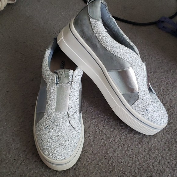 maria mare | Shoes | Mariamare Platform Glitter Slip On Sneakers | Poshmark